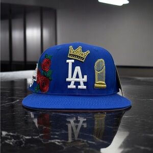 NEW Los Angeles Dodgers PRO STANDARD Roses 2020 World Series Champs Pink UV